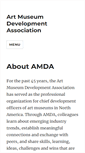 Mobile Screenshot of amdaconference.org